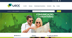 Desktop Screenshot of lecc.com.br